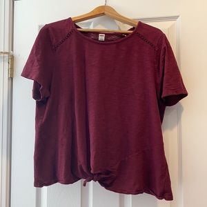 Old Navy Knot Front Tee